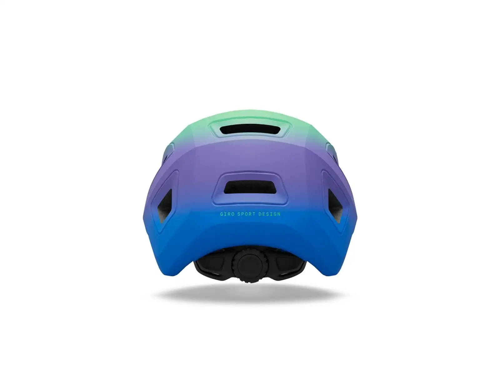 Giro Scamp II dziecięcy kask Mat Blue Jewel/Vivid Green Fade