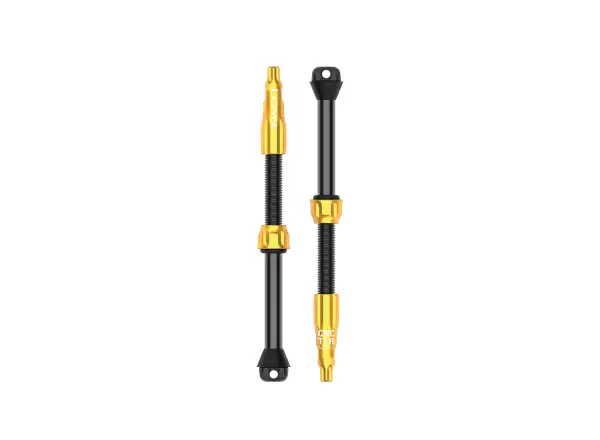 Lezyne CNC Pro wentyle bezdętkowe 80mm Gold