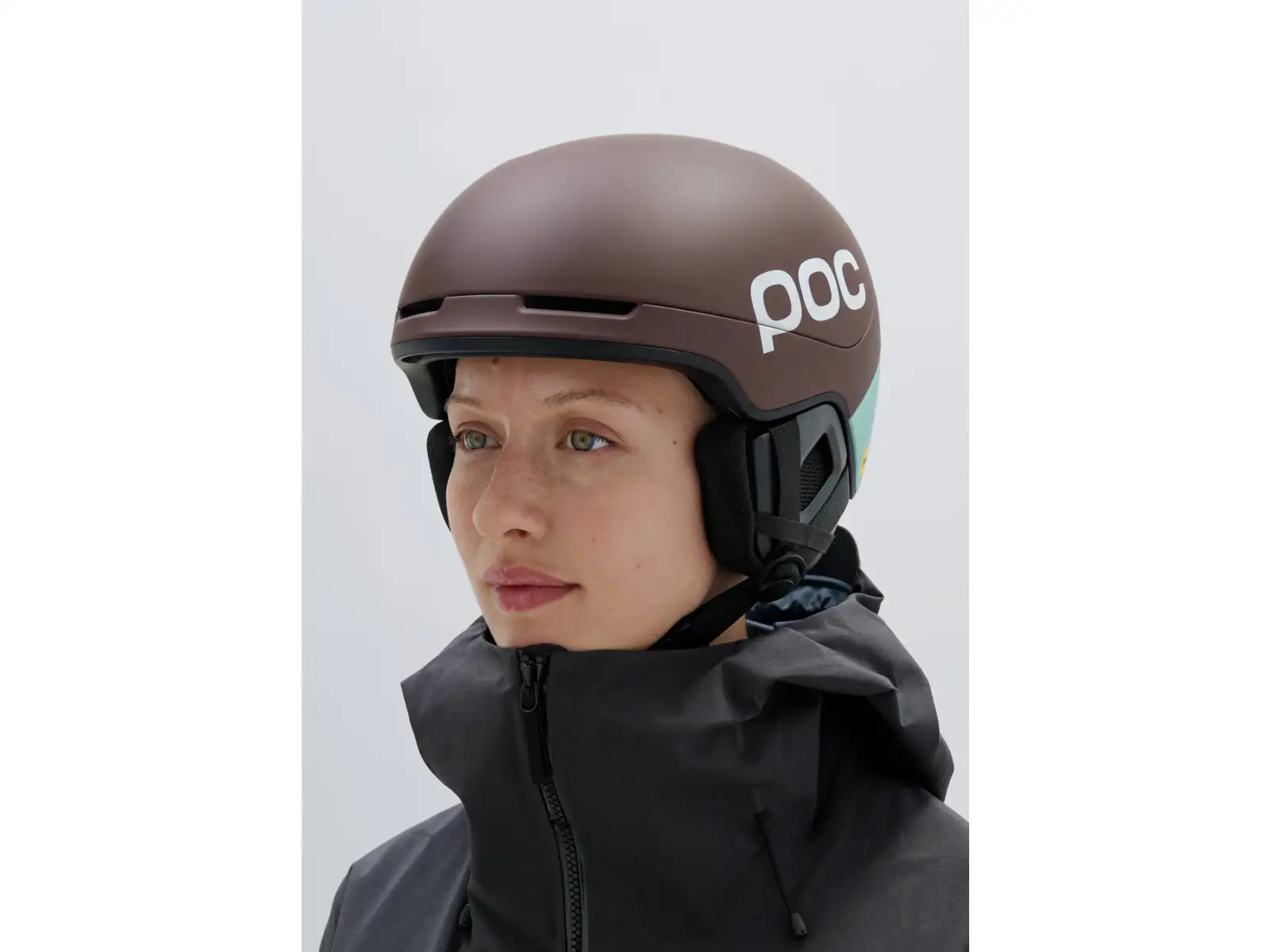 POC Obex Contour kask narciarski Bronzite Brown Matt/Lazurite Blue Matt