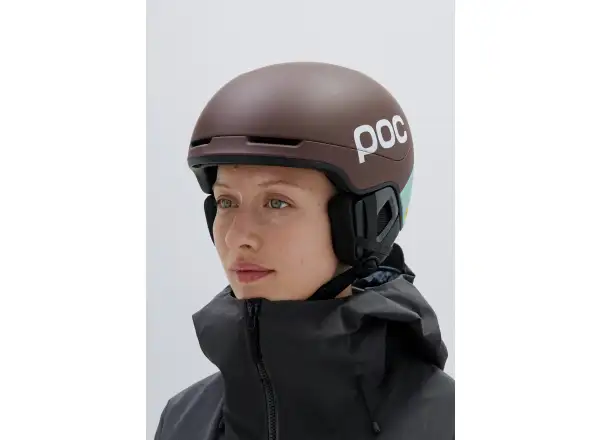POC Obex Contour kask narciarski Bronzite Brown Matt/Lazurite Blue Matt