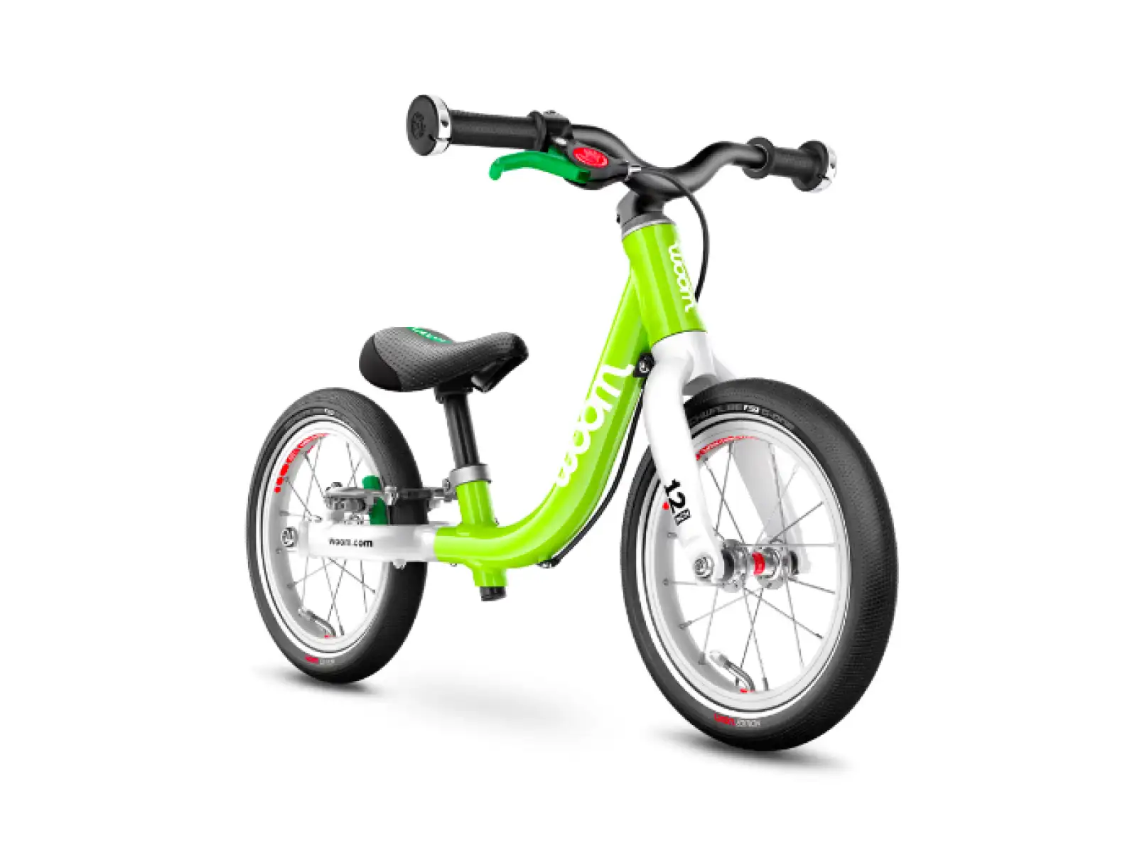 Woom 1 dziecięcy rowerek biegowy 12" Lizard Lime