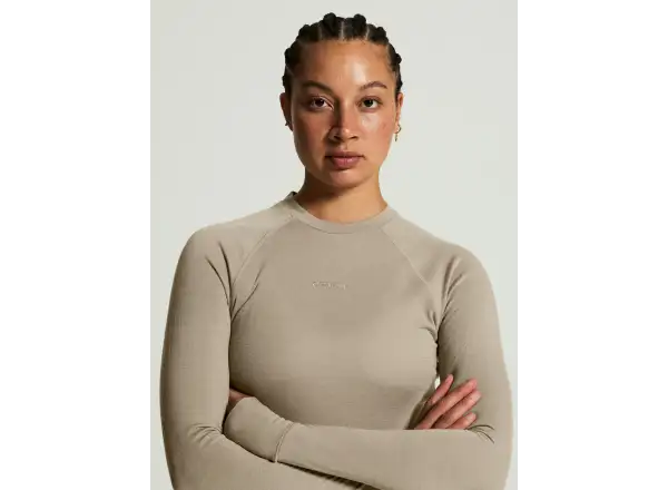 CRAFT Wool Comfort RN LS damska koszulka beżowa