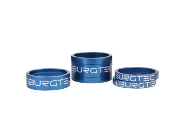 Burgtec Spacer Kit zestaw podkładek pod wspornik 5/5/10/20 mm niebieska