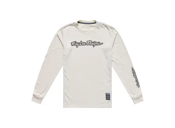 Troy Lee Designs Skyline Ride męska koszulka z długim rękawem Signature Pumice