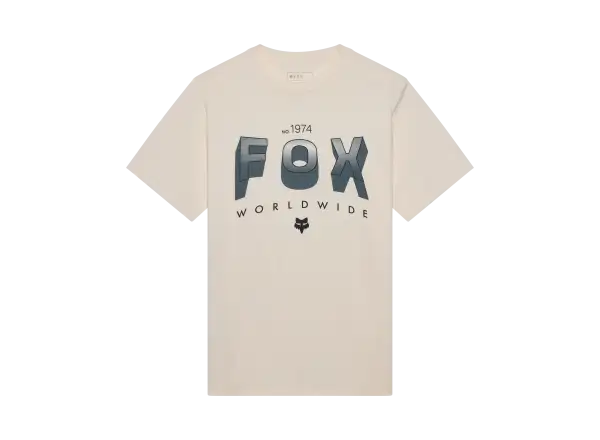 Fox Block 195 Orig męska koszulka z krótkim rękawem Off White