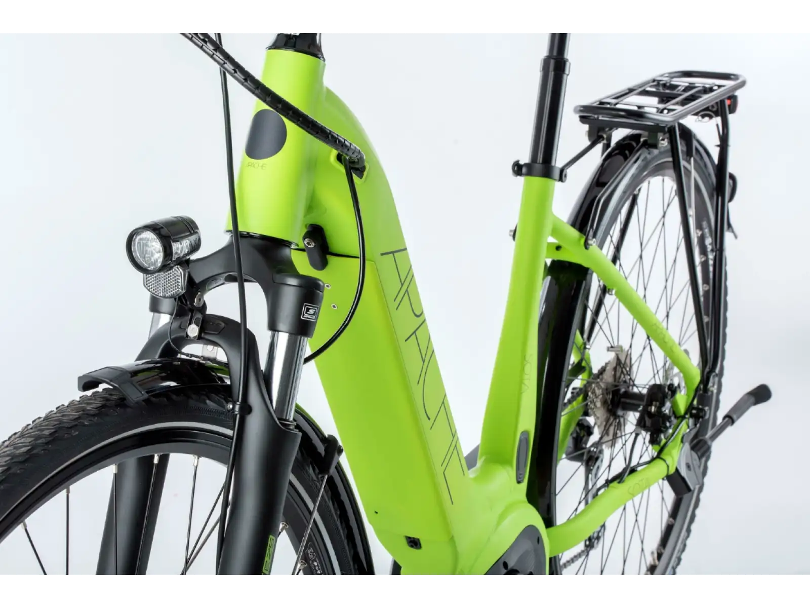 Apache Sota Bosch Active Plus 500 acid green niskonapędowy rower elektryczny