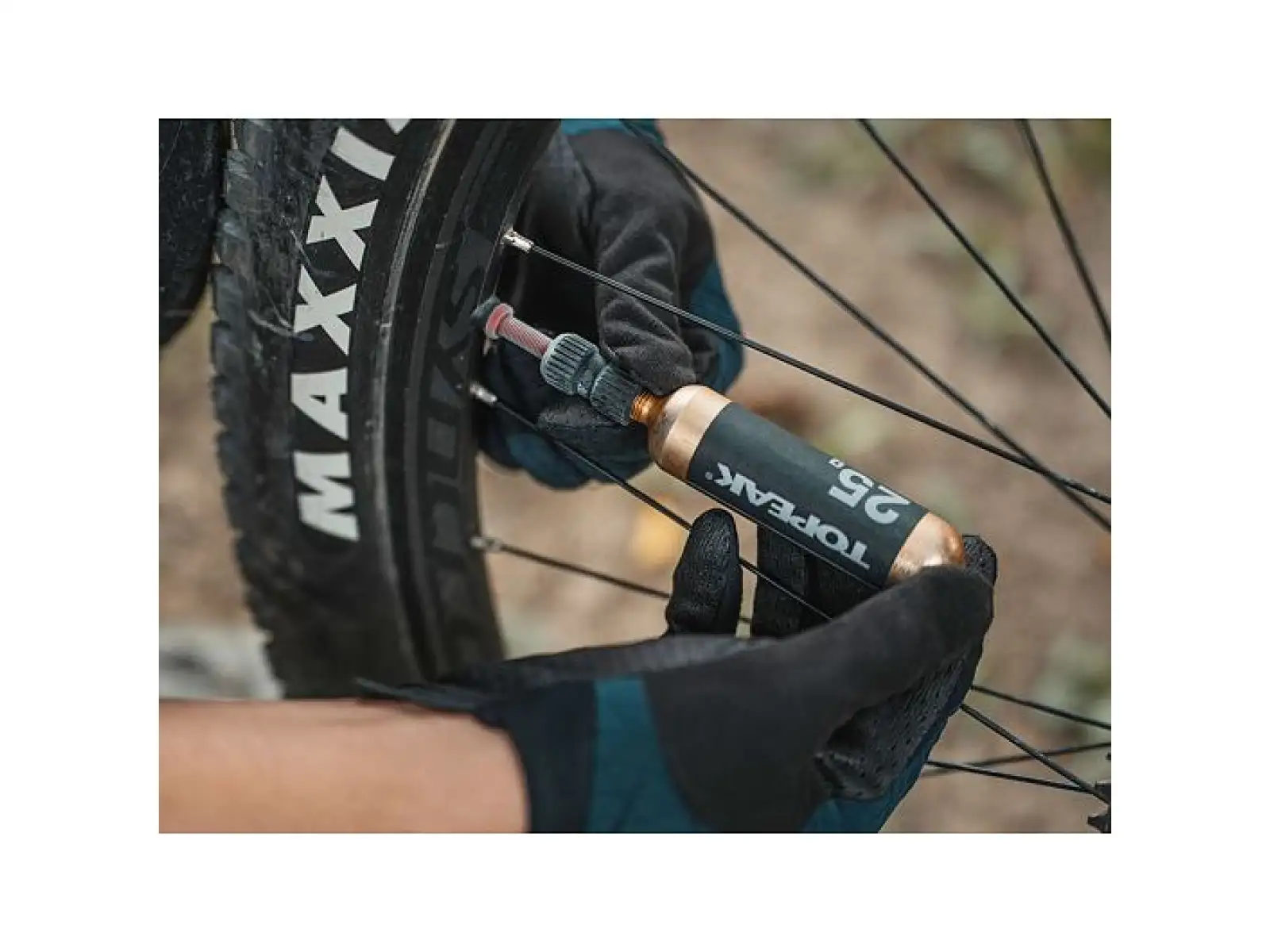 Topeak Nano AirBooster pompka czarna