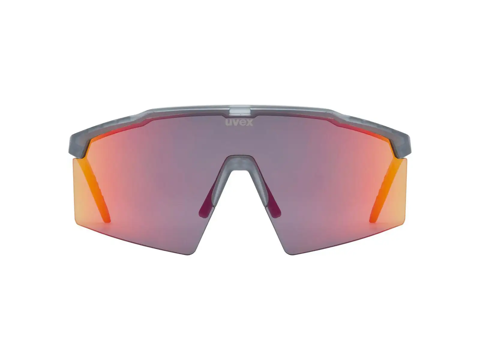 Uvex Flowline okulary przeciwsłoneczne Smoke Matt/Mirror Red