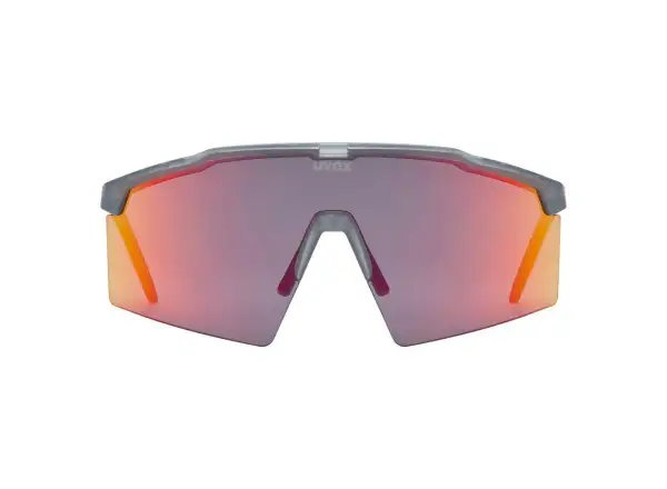 Uvex Flowline okulary przeciwsłoneczne Smoke Matt/Mirror Red