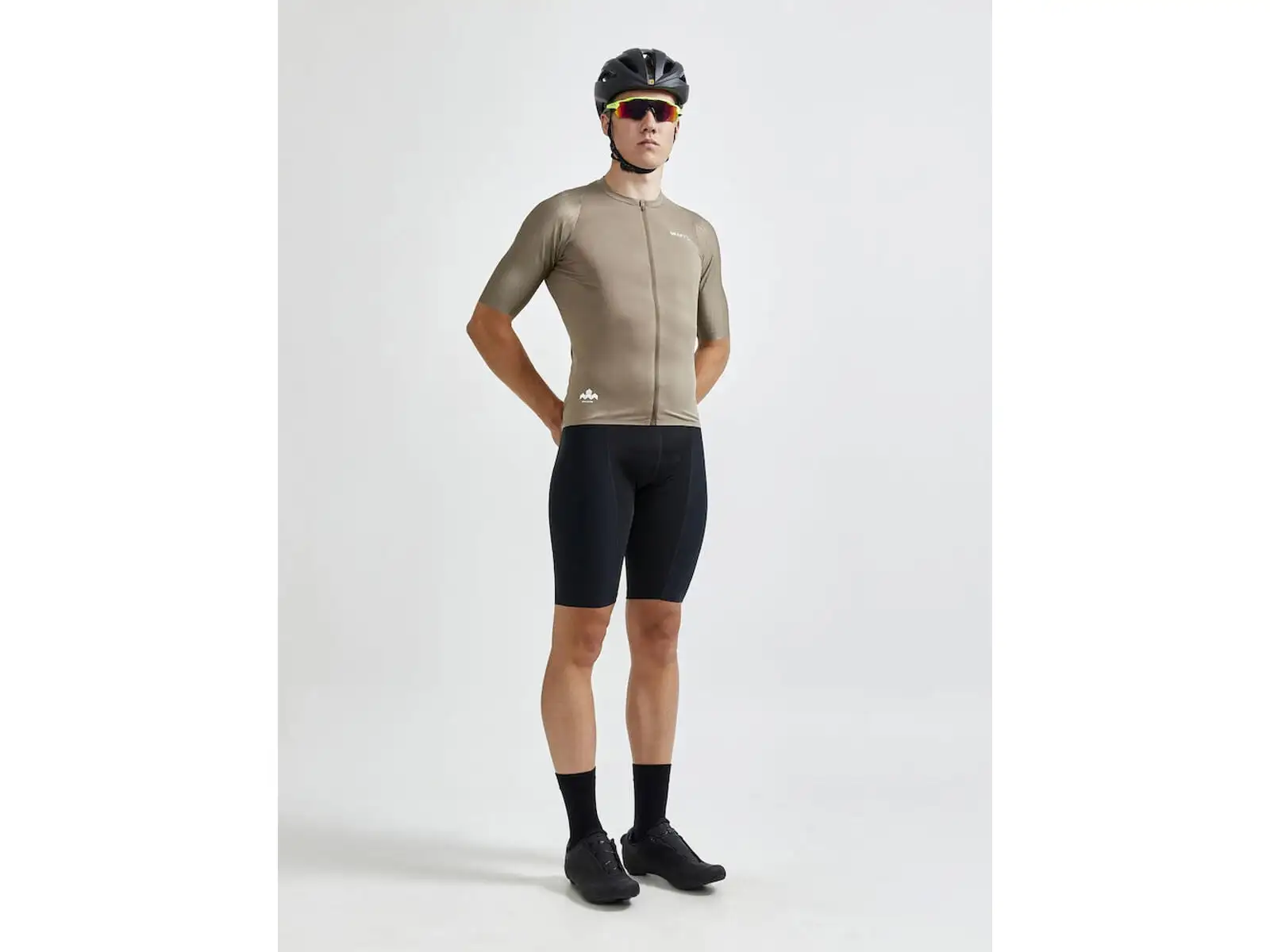 Craft Pro Aero Bib męskie szorty z wkładką i szelkami czarna