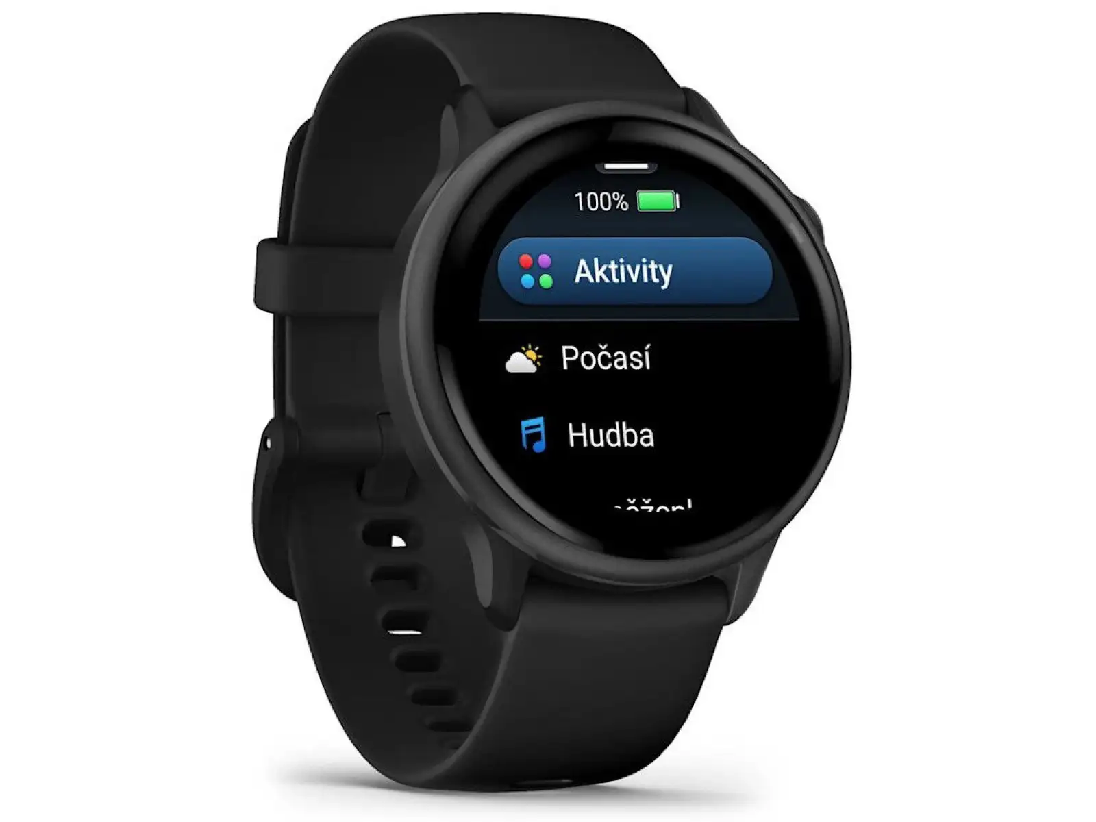 Garmin vívoactive 6 inteligentny zegarek Slate silikonowy pasek Black
