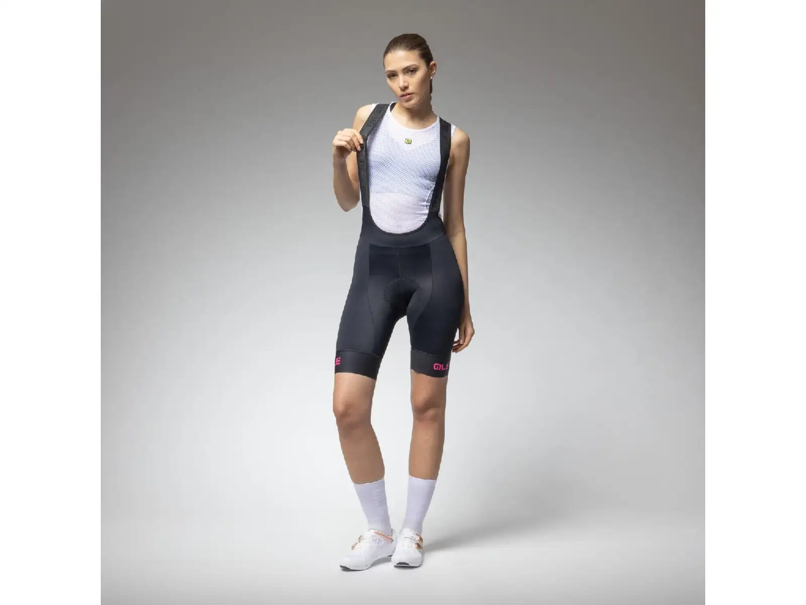Alé Pragma Traguardo 2.0 damskie spodenki rowerowe Fluo Pink