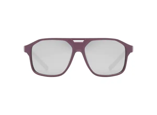 Uvex dziecięce sportowe okulary Cosmic Cranberry - Grey Matt/Mir. Silver
