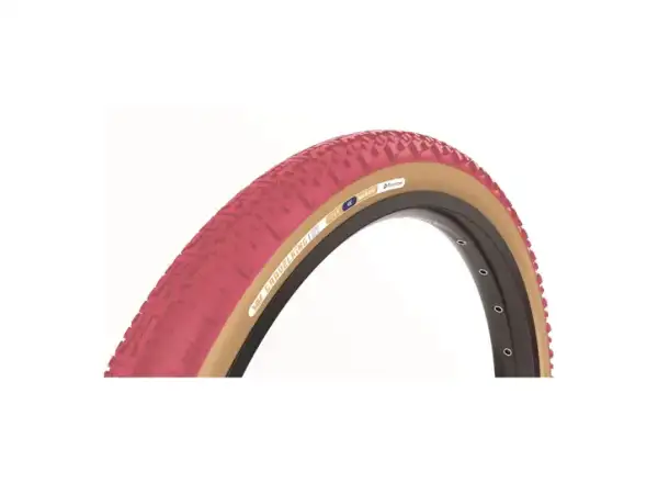 Panaracer GravelKing X1 700x45 gravel opona cranberry/brązowy kevlar