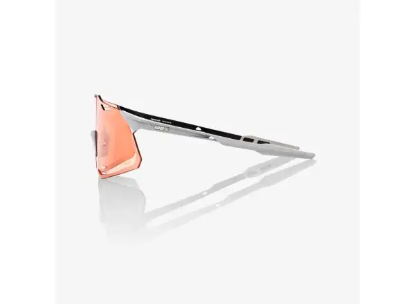 100% Hypercraft okulary Matte Stone Grey/HiPER Coral