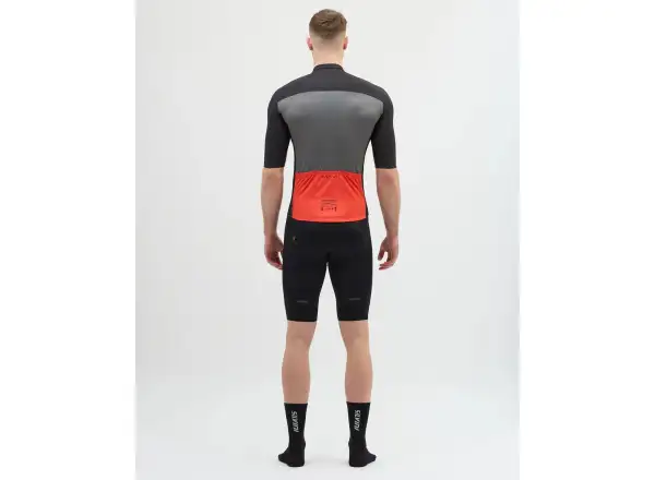 Silvini Stelvio męska koszulka z krótkim rękawem Black/Ruby