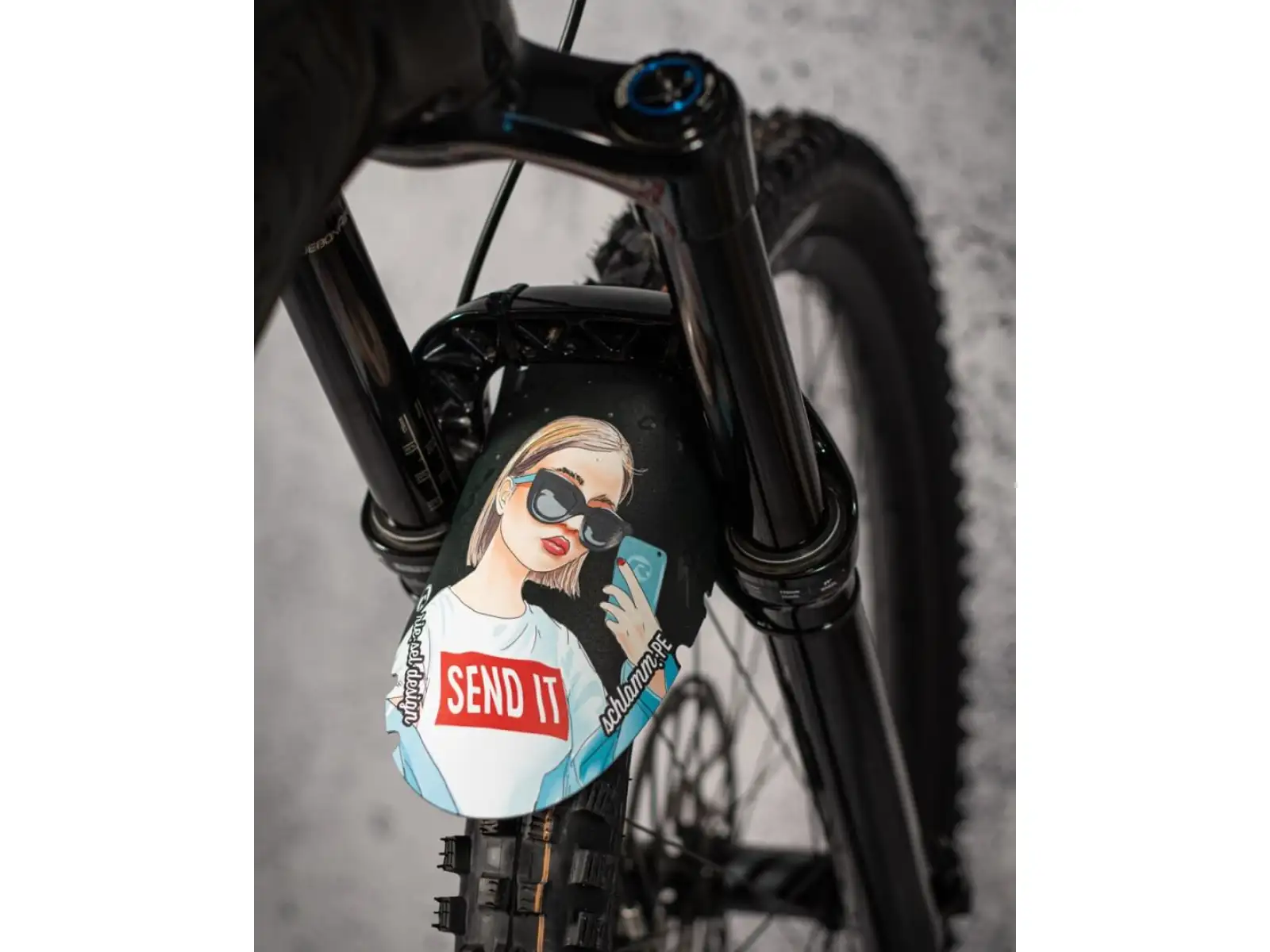 Rie:sel Design Schlamm:PE przedni mini błotnik girl send it