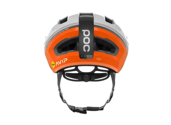 POC Omne Beacon MIPS rowerowy kask Fluorescent Orange AVIP/Hydrogen White