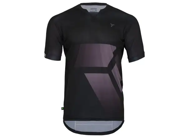 Silvini Gallo męska luźna koszulka z krótkim rękawem Black/Grey
