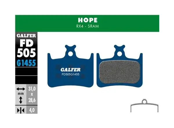 Galfer FD505 Road G1455 klocki hamulcowe do Hope