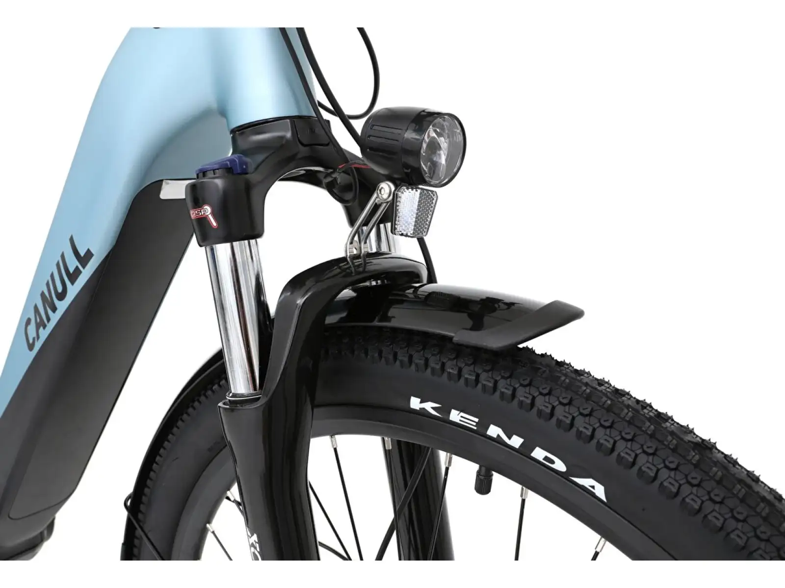 CANULL City 3 720 Wh niskowejściowy rower elektryczny light blue