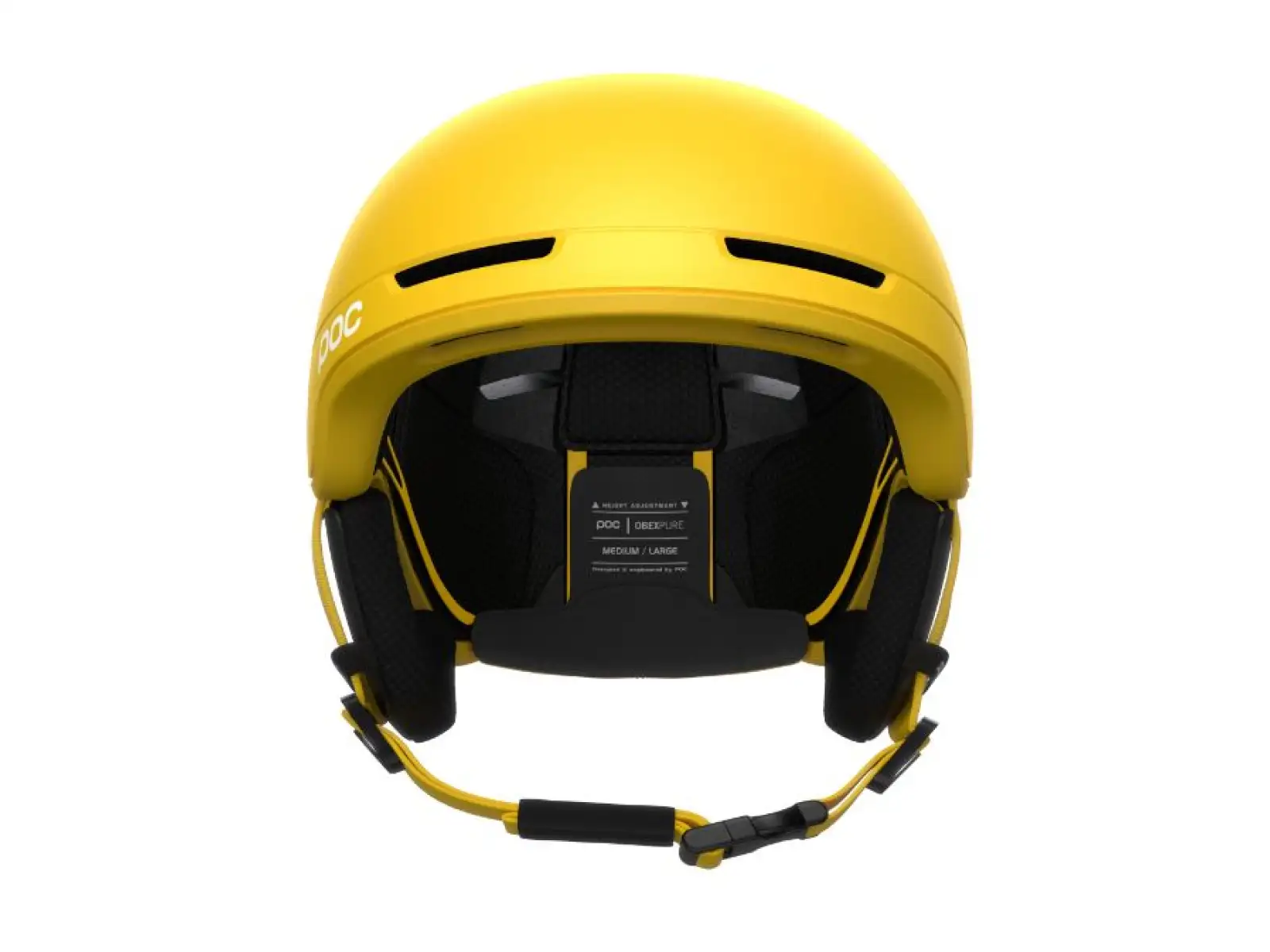 POC Obex Pure kask narciarski Sulphite Yellow Matt