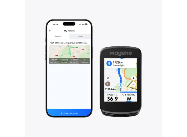 Magene C606 V2 GPS komputer rowerowy