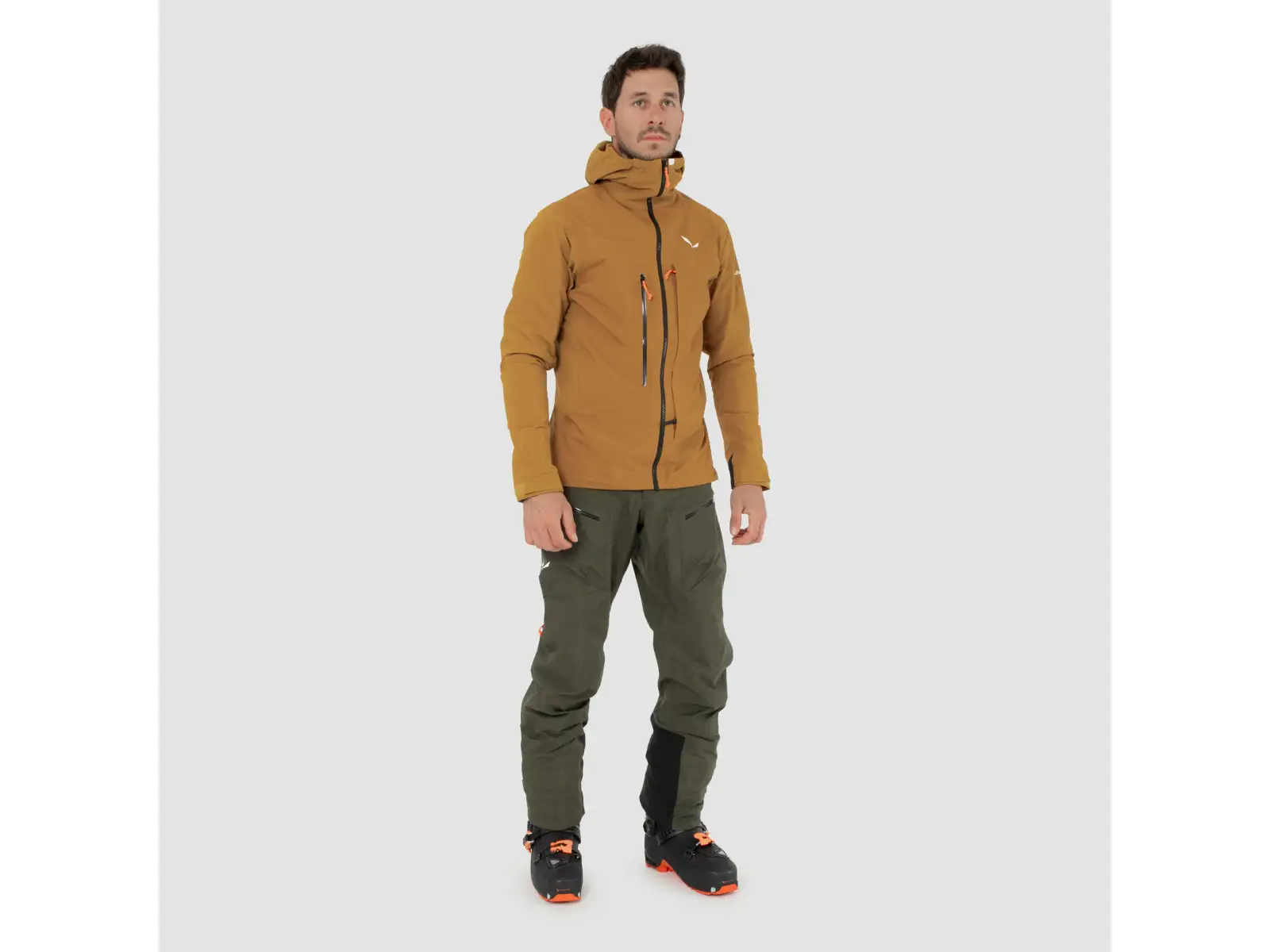 Salewa Sella 3L Powertex męskie spodnie Dark Olive