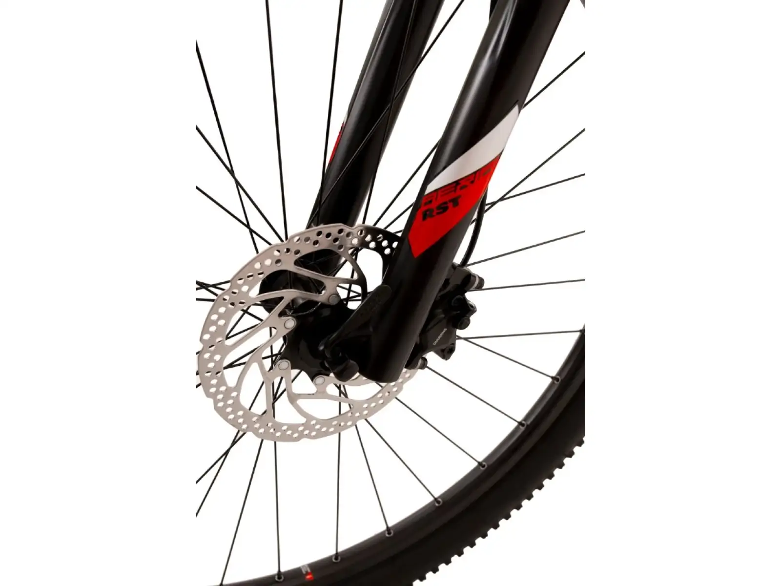 Rock Machine Blizz 30-29 czerwony/srebrny rower górski