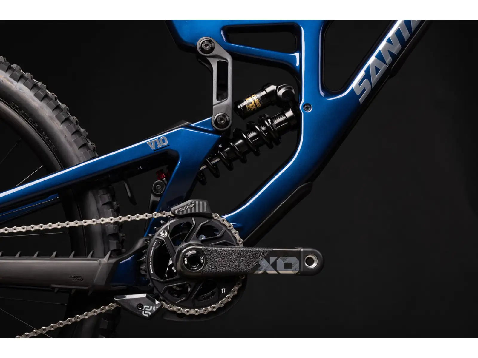 Santa Cruz V10 8 CC MX 27 DH S rower zjazdowy Gloss Liquid Blue