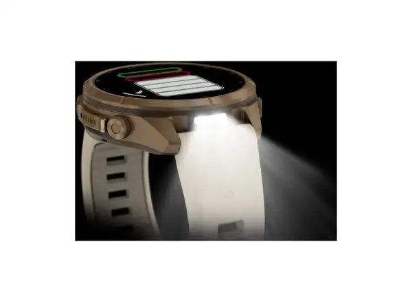 Garmin Fénix 9 Pro inReach 43 mm smartwatch Autumn gold Titanium Cream/French gray