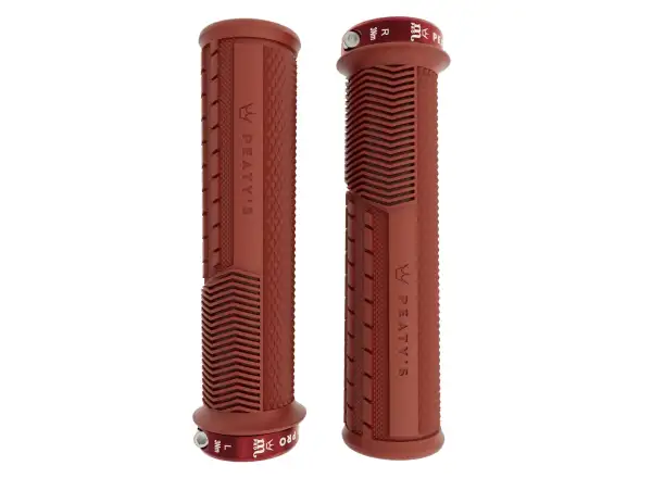 Peatys Monarch Pro Knurl Thin chwyty Brick red