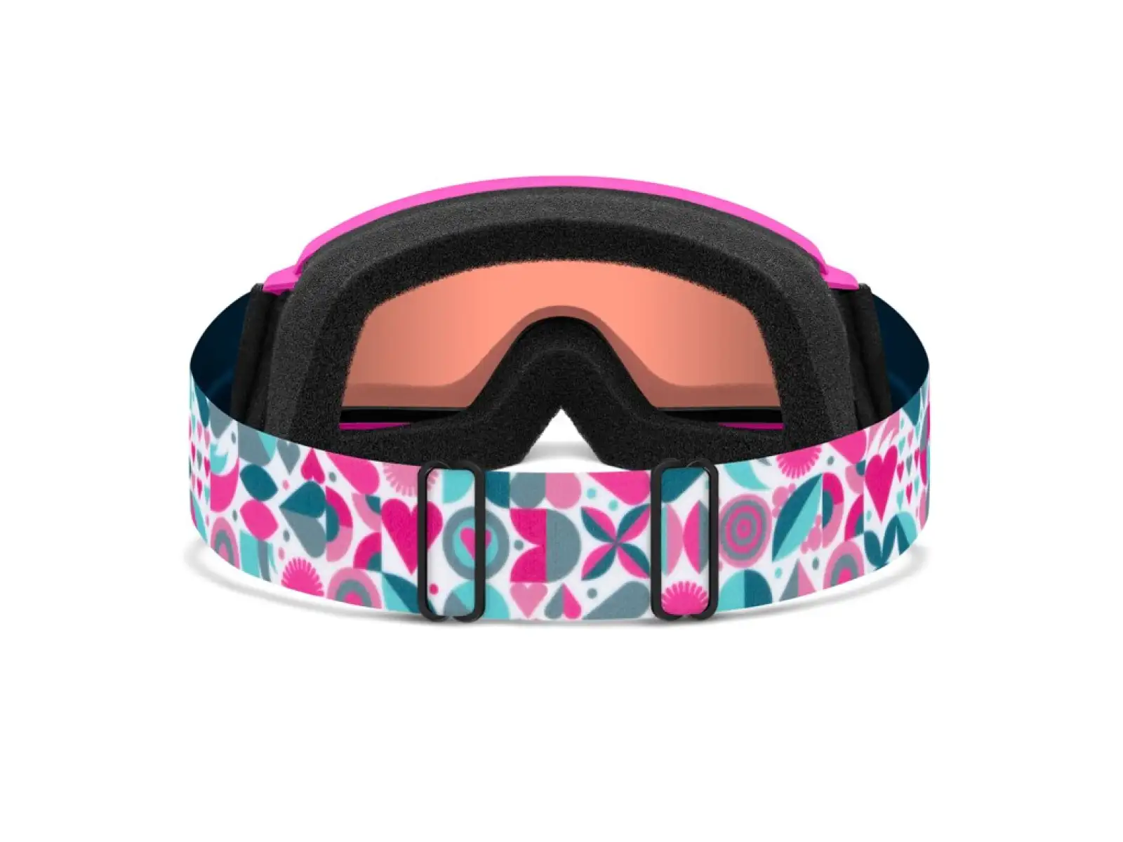 Smith Rascal dziecięce gogle narciarskie Vivid Pink Hearts / RC36