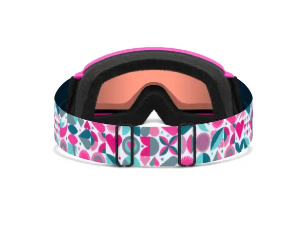 Smith Rascal dziecięce gogle narciarskie Vivid Pink Hearts / RC36