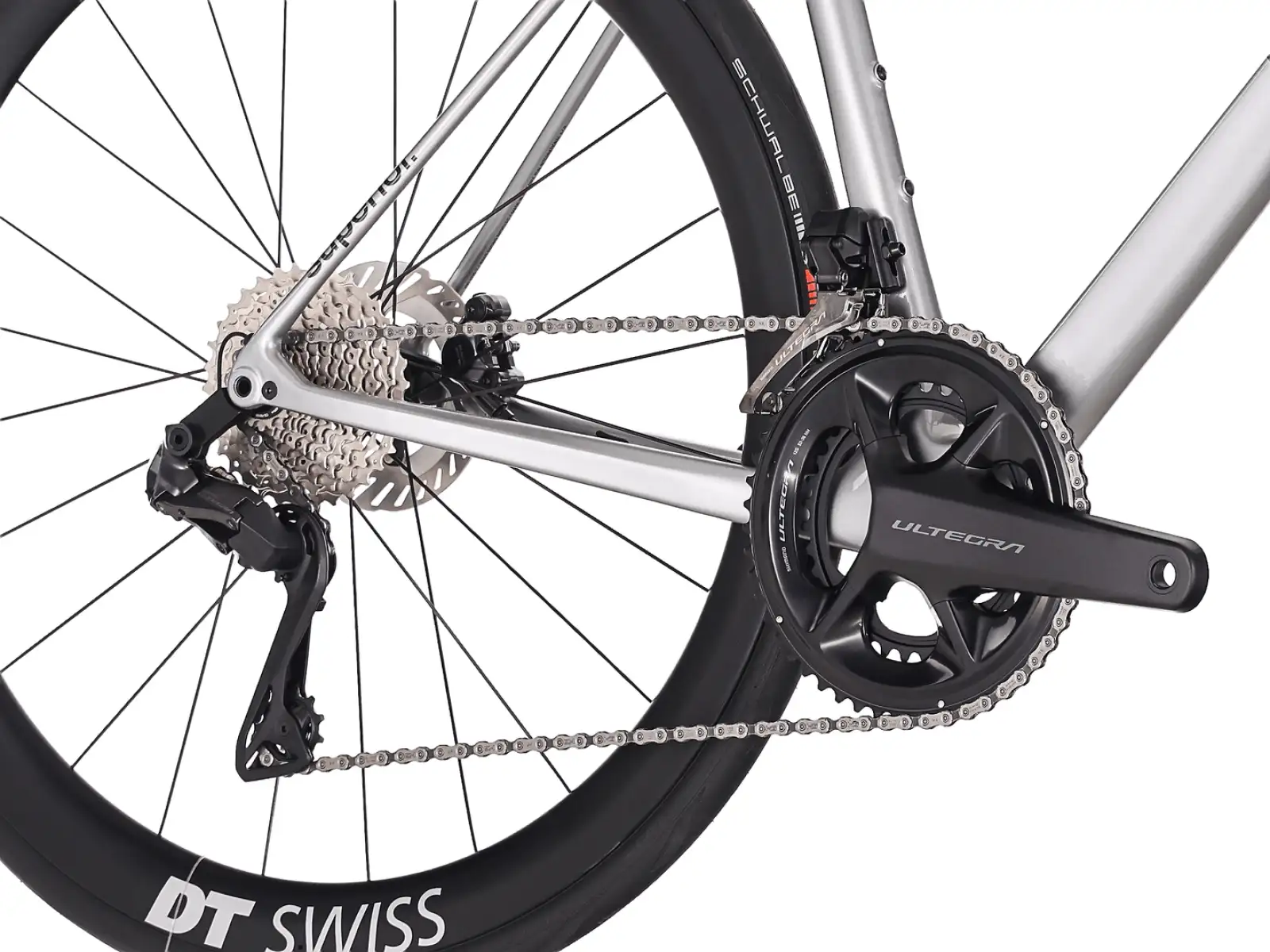 Superior RR 9.8 rower szosowy Gloss Chrome Silver/Black Metallic
