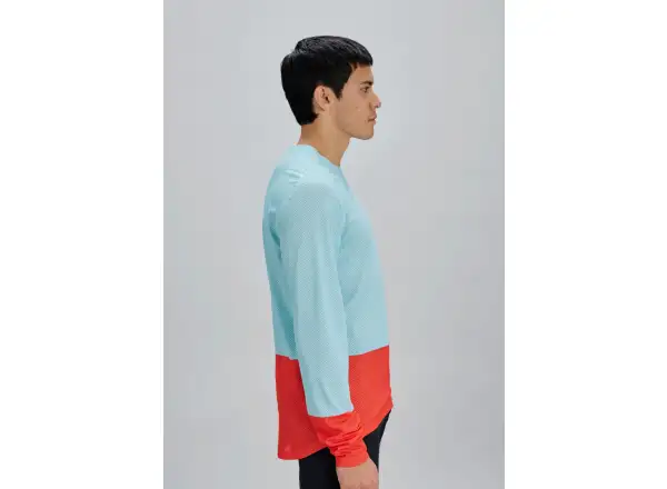 POC Motion Air męska koszulka z długim rękawem Lazurite Blue/Carnelian Orange