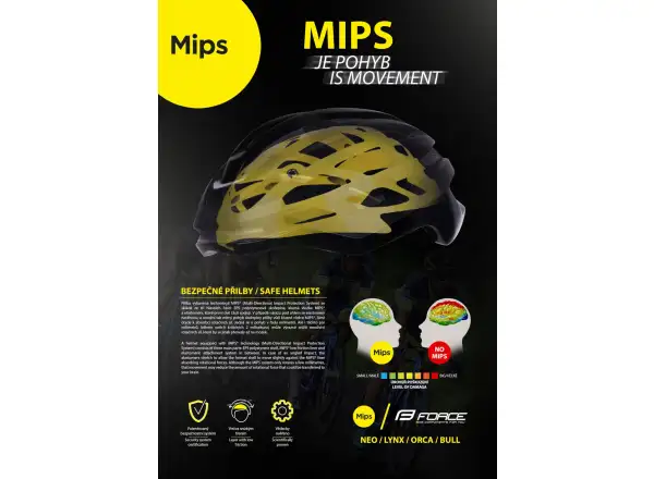 Force Bull Hue MIPS kask czarna/szara