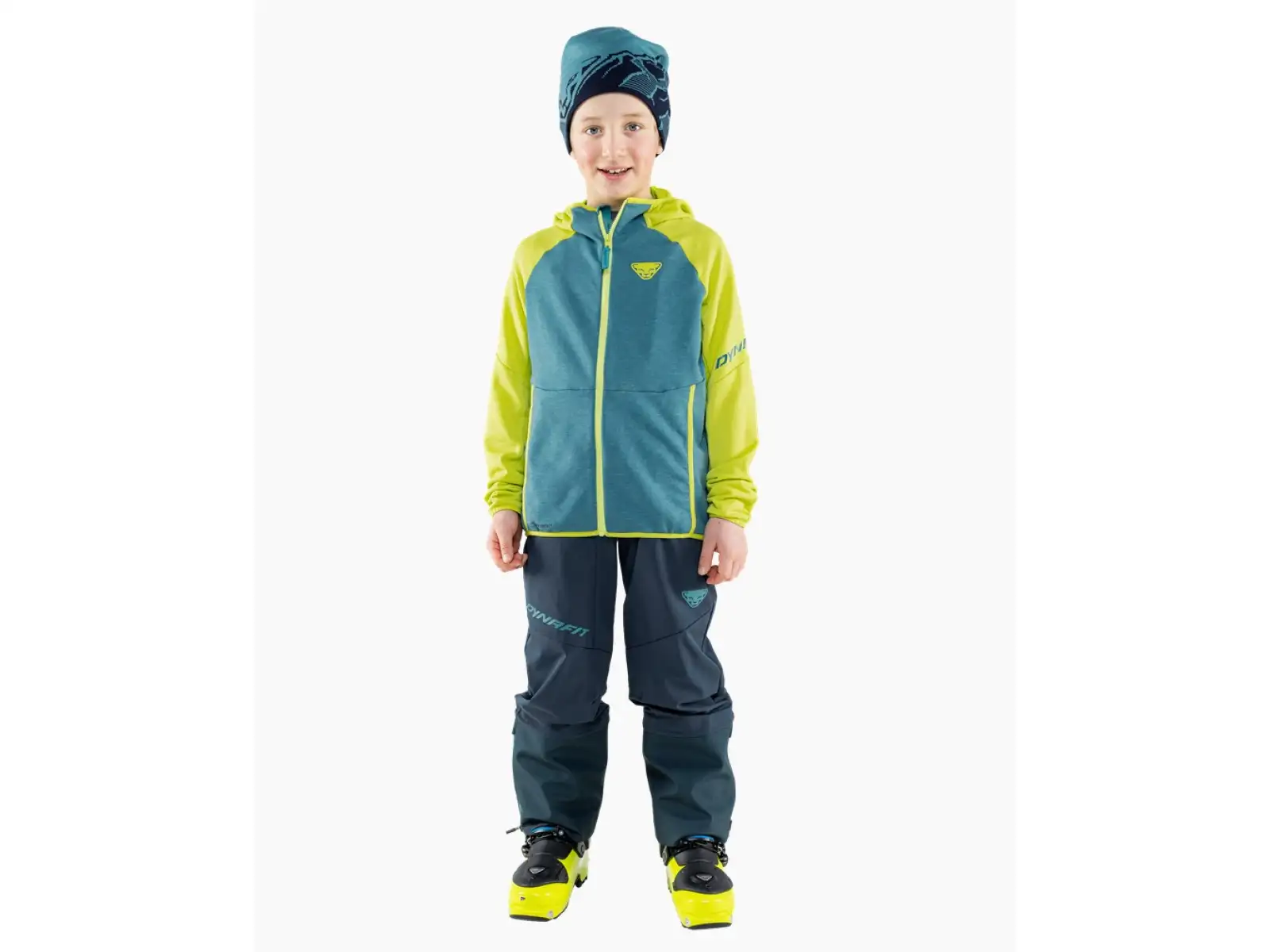 Dynafit Youngstar Polartec dziecięca kurtka Lime Punch