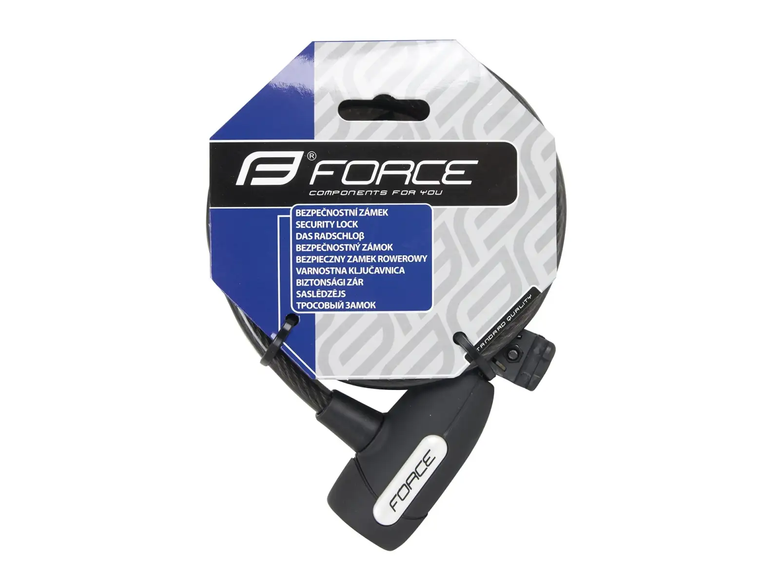 Force LUX zamek spirála 150cm/10mm + uchwyt