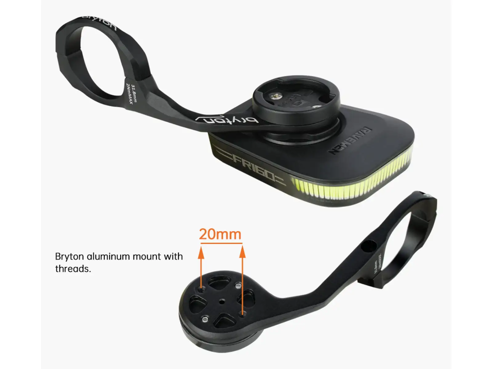 Ravemen dolny uchwyt do świateł serii FR (Garmin)