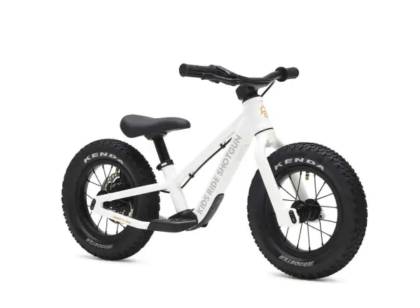 Kids Ride Shotgun dziecięcy rowerek biegowy Dirt Hero 12" z hamulcem 2026 biała