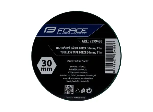 Force taśma bezdętkowa 30 mm x 11 m zielona
