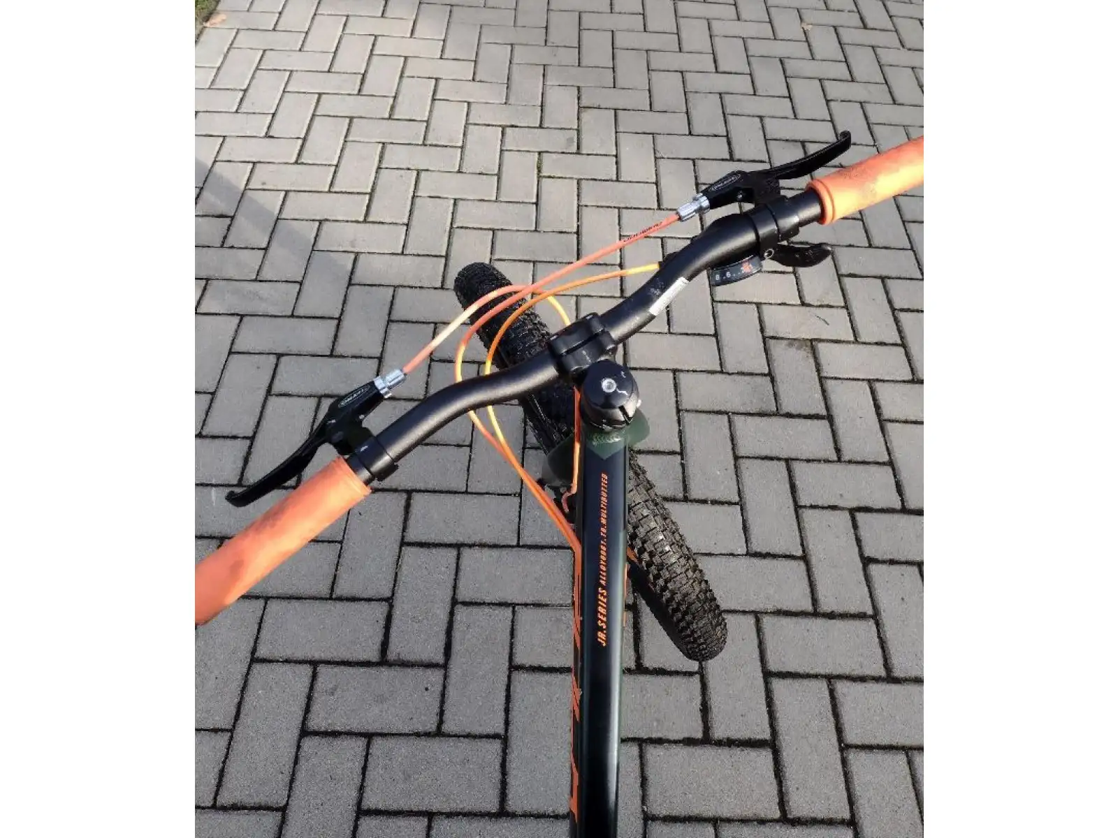 Rock Machine Blizz 24" HD dziecięcy rower górski Matte Khaki/Neon Orange/Black