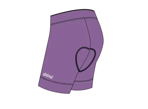 Dotout Beam damskie spodenki z wkładką Violet