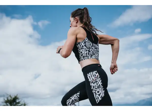 Dynafit Trail 7/8 damskie legginsy do biegania Black Out/Overcast