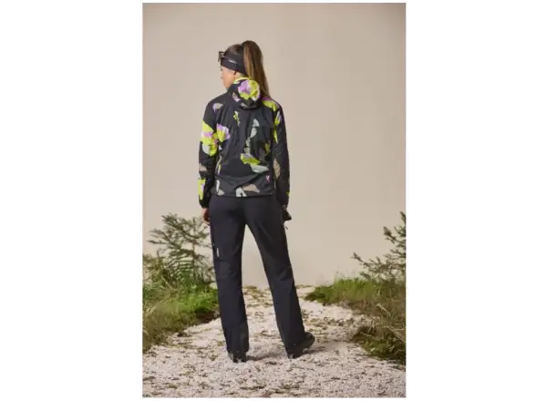 Maloja FjelletM. Printed damska kurtka Deep Black Fieldflower