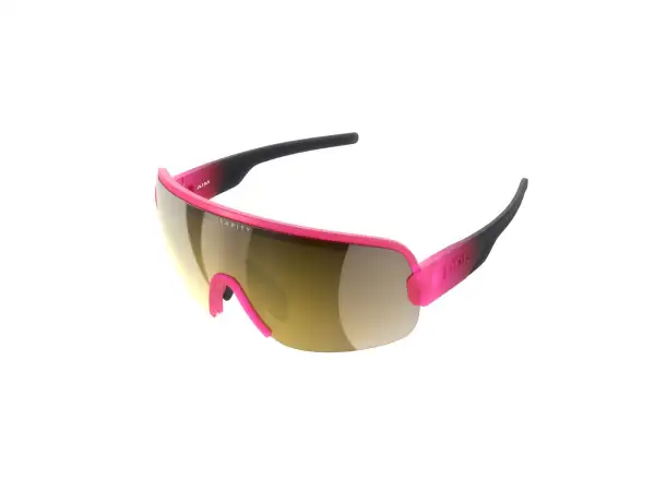 POC Aim Fluorescent okulary przeciwsłoneczne Pink/Uranium Black Translucent