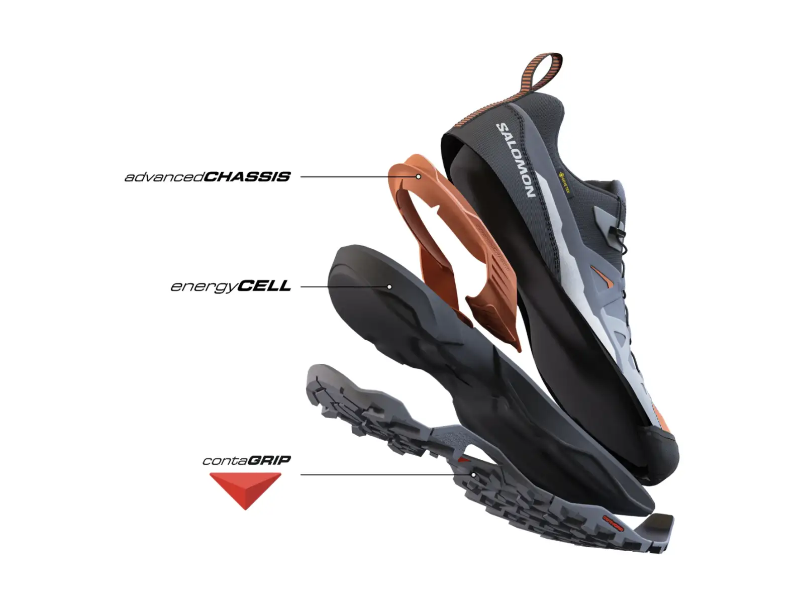 Salomon X Ultra 360 GTX męskie buty turystyczne Black/Magnet/Quiet Shade