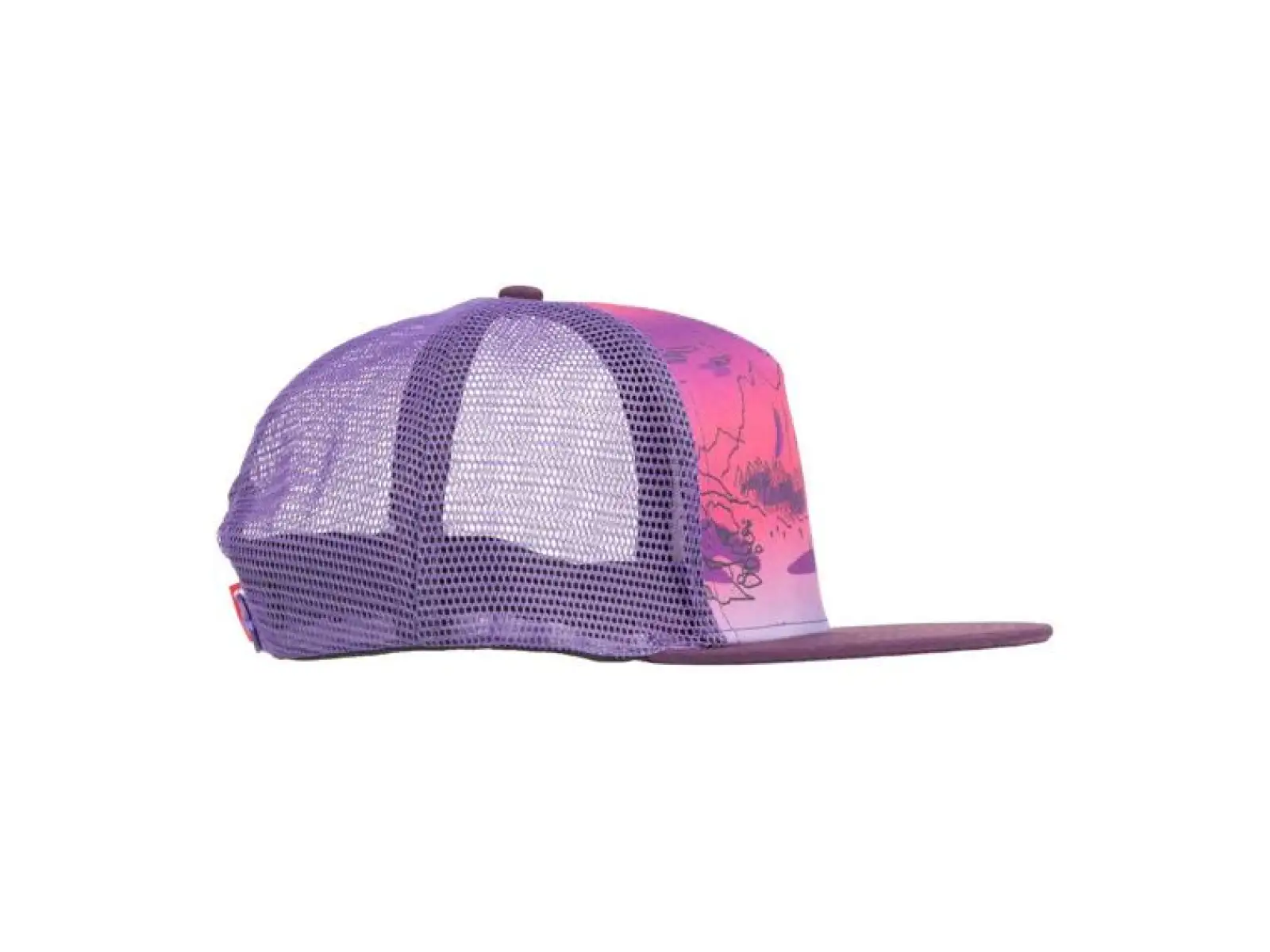 Salsa Landscape trucker hat czapka fioletowa