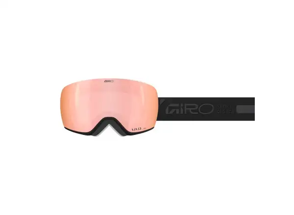 Giro Article II W gogle narciarskie Black Rails/Vivid Rose Gold/Vivid Infrared (2 szyby)
